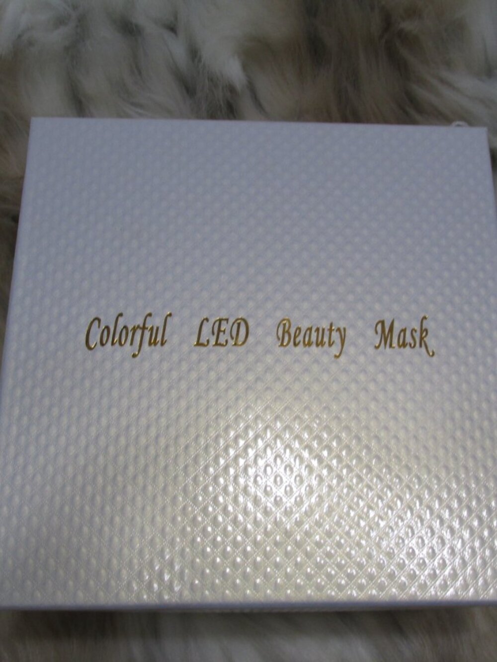 P3238-NIB Photon Facial/Neck 7 LED Beauty Mask Complete, Tested Works